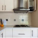 desain kitchen set dengan kompor tanam